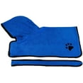 thumbnail image 3 of Dog Bathrobe Soft Super Absorbent Luxuriously 100% Microfiber Dog Drying Towel Robe with Hood/Belt for Large,Medium,Small Dogs, 3 of 7