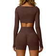 thumbnail image 5 of Dianli Two Piece Yoga Set Elastic Fitness Pants and Top Stretch Quick Dry Workout Sports Set Comfortable Breathable Activewear for Women Gym Running Home Training Athleisure, 5 of 7