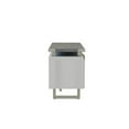 thumbnail image 3 of Mirella Low Wall Cabinet Wood Doors in Stone Gray, 3 of 5