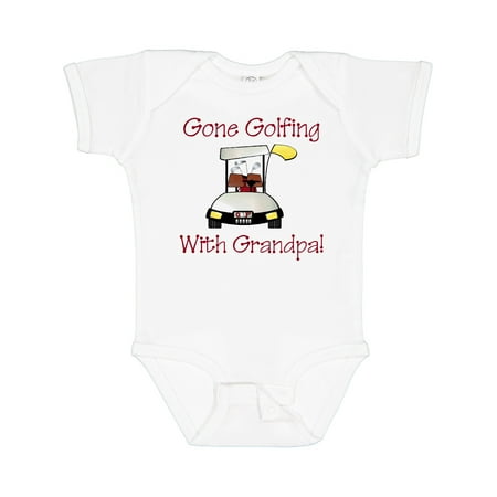 

Inktastic Gone Golfing with Grandpa Gift Baby Boy Bodysuit