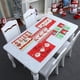 thumbnail image 1 of Cinco nuevos artículos decorativos navideños para el hogar, tapete de mesa para restaurante, Hotel, arreglo de fiesta para personas mayores, 28x42cm, 1 of 5