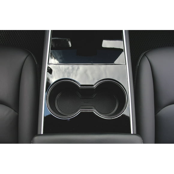 Model 3 Cup Holder and Storage Liner Mats (13 Piece Set) - Black