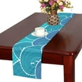 thumbnail image 3 of MKHERT Nautical Waves Table Runner for Office Kitchen Dining Room Wedding Party 16x72 inch, 3 of 4