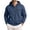 Navy, variant on UOCUFY Hoodies for Men Casual Long Sleeve Full Zip Hooded Fleece Sweatshirt | Fashion Athletic Workout Jackets with Multi Pockets Navy,Size XXL