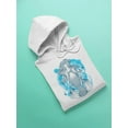 thumbnail image 3 of Mermaid Design Hoodie Women -Image by Shutterstock, Female 3X-Large, 3 of 4