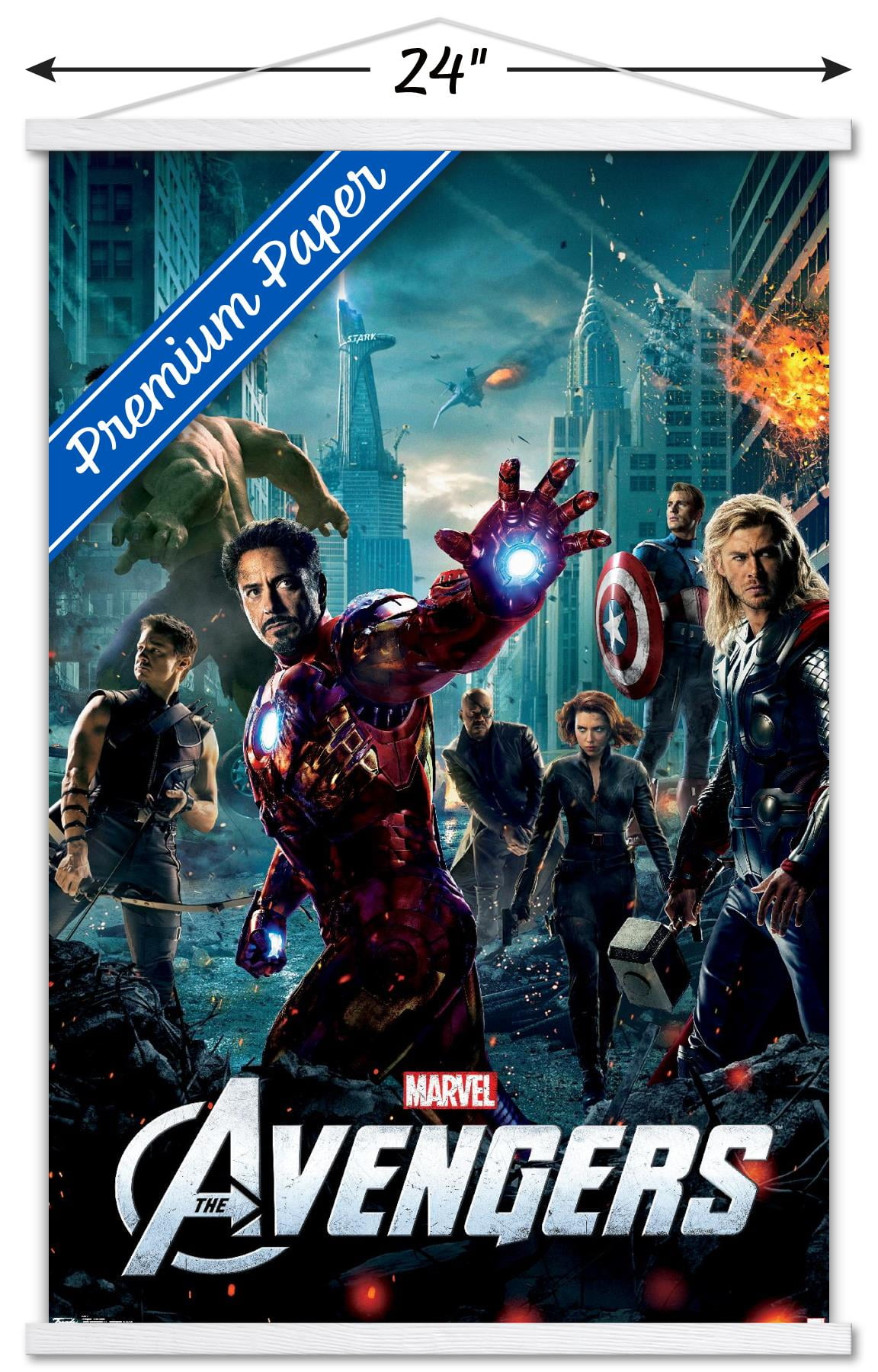 NEW Avengers INFINITY WAR LARGE 24" x 36" MOVIE POSTER SHIPS FOLDED IN 16ths 