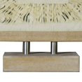 thumbnail image 2 of Benjara BM228623 Wooden Tabletop Shadow Box with Abstract Artwork, Brown, 2 of 5