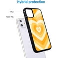 thumbnail image 3 of CPDD Abstract Art Phone Case for iPhone Xs Max,Abstract Painting Art Anti-Fall Soft TPU Hard Back Protection Shockproof Flexible Pink Love Heart Coffee Latte Cases Cover for iPhone Xs Max, 3 of 6