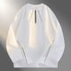 thumbnail image 1 of pstuiky camisetas de manga larga para hombre, Blusas/camisas casuales de moda para hombre, de color liso, de manga larga, cuello redondo y cremallera camisetas de hombre xxxl, 1 of 4