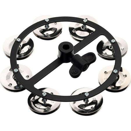 Meinl Hi Hat Tambourine Single Row Stainless Steel Jingles