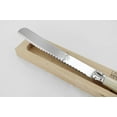 thumbnail image 2 of Andre Verdier Laguiole Bread Knife Stainless Steel with Ivory Handle Debutant in Wood Box, 2 of 2