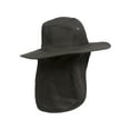 thumbnail image 5 of Gravity Outdoor Co. Safari Explorer Sun Hat w/ Flap - Dk Olive - Small, 5 of 5