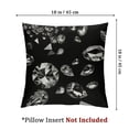 thumbnail image 4 of Shiny Diamond Throw Pillow Cover Crystal Sparkle Fashion Gemstone Brightly Treasure Jewelry Cozy Square Cushion Case for Men Women Boys Girls Room Home Decor, 4 of 7
