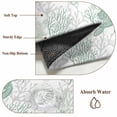 thumbnail image 5 of Large Area Rug 6'x9', Green Coastal Non-slip Runner Carpet for Living Room/Bedroom/Office, Sea Turtle Nautical Coral Summer Beach Outdoor Indoor Rectangle Area Rugs Floor Mat for Kitchen/Dining Room, 5 of 9