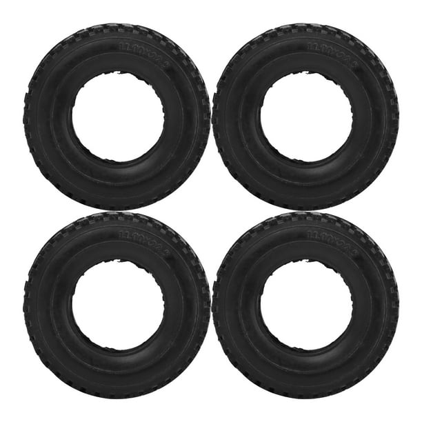 Haofy 1/14 RC Tire, Rubber Sponge Sturdy Durable 4Pcs 20mm RC Car Rubber  Tire, Eco‑friendly Black Width Crushed Stone For 1/14 RC Car Tractor Truck  