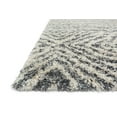 thumbnail image 2 of Loloi Rugs QNCYQC-01GTSA3360 3 ft.-3 in. x 6 ft. Quincy Power Loomed Shags Rectangle Rug, Graphite & Sand, 2 of 2