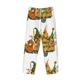 thumbnail image 4 of Easygdp Thanksgiving Truck Men's Pajama Pant, Sleep Elastic Waistband Lounge Pants - Small, 4 of 9