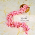 thumbnail image 3 of Clearance! Liulin 1Pcs Artificial Cherry Blossom Flower Vines, Artificial Cherry Garland Decoration Hanging Flowers, Outdoors Hanging Silk Flowers Vines for Home Wedding Wall Garden Decor, 70.9 Inch, 3 of 8
