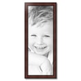thumbnail image 2 of ArtToFrames 13x35" Honors Mahogany Picture Frame, Brown Wood Poster Frame, with Regular Acrylic and 2 (FBPL-5155), 2 of 7