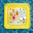 thumbnail image 6 of Inflatable Pool Cooler, Floating Ice Serving Tray for Drinks and Snacks, Thickened PVC Pool Party Beach Lake Accessory, 6 of 7