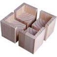 thumbnail image 1 of Juego de 4 elevadores de cama y muebles, elevadores de madera resistentes para muebles, 1 of 3