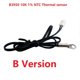 thumbnail image 3 of Sensor de Temperatura del Termistor NTC de 5 Piezas de 50 Cm Cable de Sonda Resistente Al Agua de 5X25 Mm B3950 10K 1% NTC W1209 W1401 Cable, Tipo A, 3 of 5