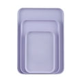 thumbnail image 1 of LLQkigsxse Small Glass Pans for Baking Multiple Color Size Options Use Large Capacity Serving Tray Practical Food Grade Storage Tray for Home Deformed Shockproof Baking P, 1 of 3