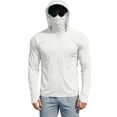 thumbnail image 4 of JOANKDMI Sun Protection Hoodies for Men Long Sleeve UV Shirt with Face Mask and Thumb Holes Lightweight Zip Up Cooling Athletic Jacket for Fishing Hiking Outdoor, 4 of 7