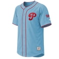 thumbnail image 2 of MLB Philadelphia Phillies Men's Alternate Color Cooperstown Full Button Jersey, 2 of 5