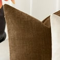 thumbnail image 2 of SUSIELADY Pack of 2 Decorative Throw Pillow Covers, 22x22 Inch, Soft Textured Square Cushion Covers with Zipper for Sofa, Couch, Bed, Living Room, Farmhouse, Cozy Accent Pillows, Coffee, 2 of 7