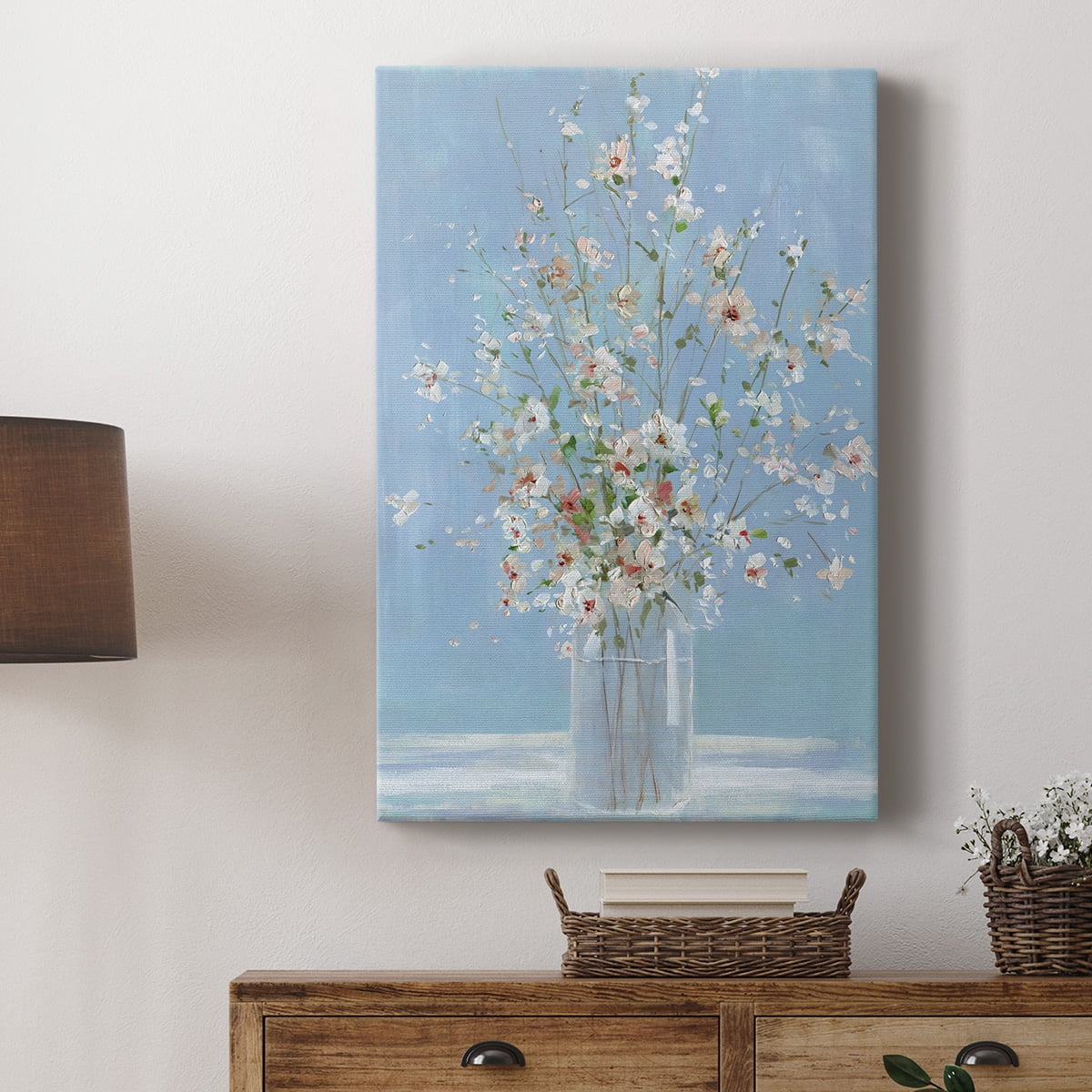 Cherry Blossom Arrangement Premium Gallery Wrapped Canvas - Ready to Hang