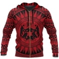 thumbnail image 5 of Tonga Polynesian Hoodie Circle Style New All Printed Men Women Zip Up Hoodies Trendy Street Harajuku Pullover Tops Y2k Clothes, 5 of 6