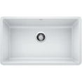 thumbnail image 1 of Blanco 442533 Precis Undermount Granite Composite Kitchen Sink, White, 1 of 4