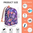 thumbnail image 5 of Boho Chic Campus Backpack with Paisley Design, Durable School College Bookbag with Laptop Compartment, Roomy Daypack for Students, Perfect Gift for Women and Teens, 5 of 5