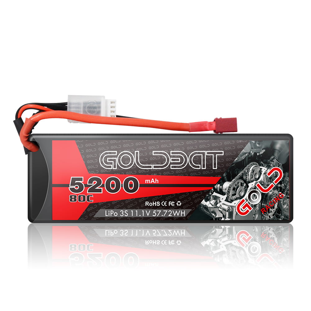 Zeee 3S Lipo Battery 5200mAh 50C 11.1V RC Batteries with XT60 Connector Soft Case for RC Airplane Helicopter Plane Quadcopter RC Car Truck Boat 