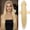Blonde Highlight, variant on Drawstring Ponytail Extension, Long Straight Pony Tails Hair Extensions Natural Soft Clip in Ponytail for Women Synthetic Hairpieces Ombre Black Mix Blonde