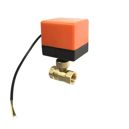 

Electric Ball Valve Control Brass Thread Stable Motorized Electric Ball Valve AC220V DC12V/24V 3-Wire