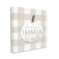 thumbnail image 3 of Stupell Industries Grateful Thankful Pumpkin Holiday Painting Gallery Wrapped Canvas Print Wall Art, 17 x 17, 3 of 7