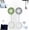 Refrigeration-2 pcs-b, variant on Magnetic Fan and Phone Stand, 360° Flexible Gooseneck Portable Personal Fan, Rechargeable Hands-Free Cooling Fan with 3 Speeds & Wide Airflow for Office Desk (common-beige)