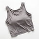 thumbnail image 1 of Xuyuer Ladies Fashion Sleeveless Round Neck Solid Color Modal Bottoming Vest Top with Chest Pads, Seamless Camisole for Everyday Comfort and Layering Essentials, 1 of 5