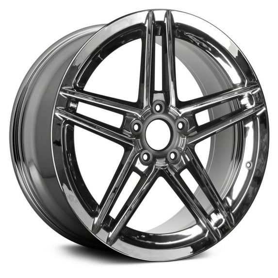 18 Inch Aluminum OEM Take off Wheel Rim For Chevrolet Corvette 2007-2010 5 Lug 4.75mm 10 Spoke