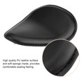 thumbnail image 4 of Motorcycle Solo Black Leather Vintage Style Comfortable Riding Durable Heavy Duty Steel Bracket Spring Mount for Chopper Bobber Custom, 4 of 7