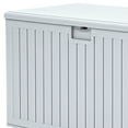 thumbnail image 7 of Uforic 180 Gallon Extra Large Outdoor Deck Box, Double-Wall Resin Storage Box with Flexible Divider, Lockable,‎Weatherproof,White, 7 of 7