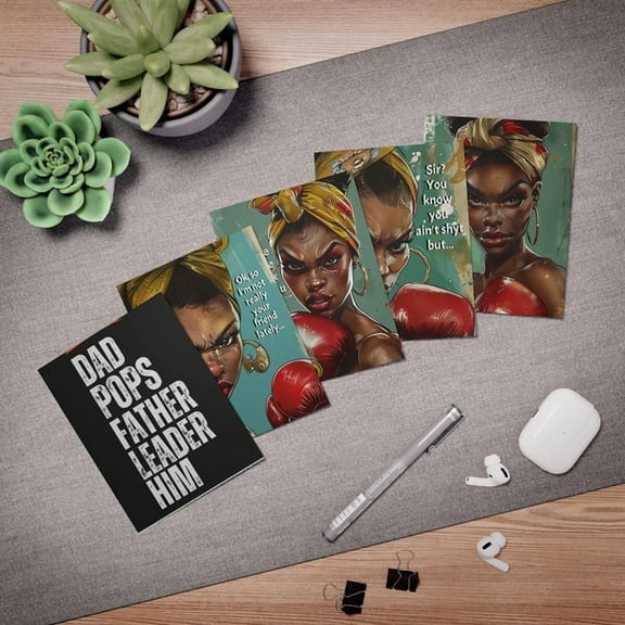 Knockout Love: Father's Day Greeting Cards (5-Pack)