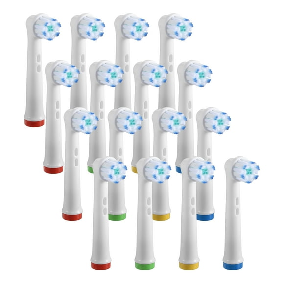 16uds Eléctrico Dientes Cepillo Reemplaza Cabezales, para Oral-B, Suave Limpieza