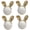 White, variant on HDJNal 4 Set Rabbit Shape Cabinet Handles Ceramic Drawer Handles Lovely Dresser Pull Handle Wardrobe Cupboard Door Hardware,Nursery Drawer Handles for Decor