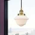 thumbnail image 2 of 616-1PH-BB-G531 Innovations Lighting Oxford - 1 Light Mini Pendant In Traditional Style-9.5 Inches Tall and 7.5 Inches Wide-Brushed Brass Finish-Matte, 2 of 2