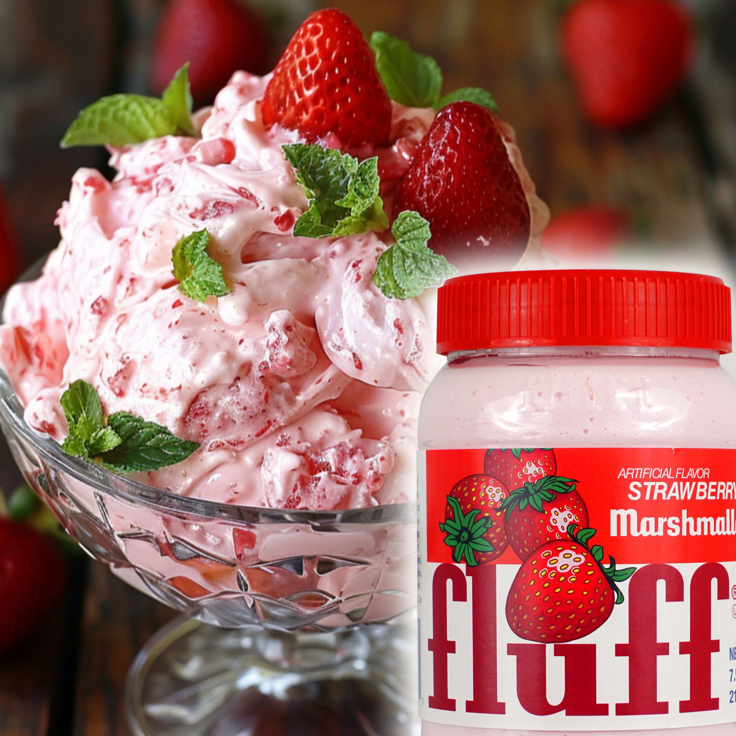 Strawberry Fluff Spread, 7.5 oz. Jar