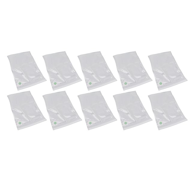 10 Pcs Sacs de Rangement sous Vide Réutilisables Sacs de Rangement Alimentaires sous Vide Sûrs PE Sacs de Rangement Alimentaires Scellés sous Vide pour Collations Ménagères