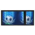 thumbnail image 4 of Chririnla Personalized Small Coin Purses with Soccer Splash Print, Slim Lightweight Polyester Boys Wallet for Outdoor Sports and Travel, 4 of 6